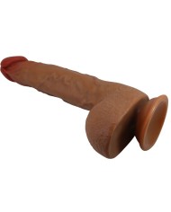 BAILE BEAUTIFUL WILKS VIBRADOR REALISTICO DE 5 CONFIGURACIONES 25 CM MULATO