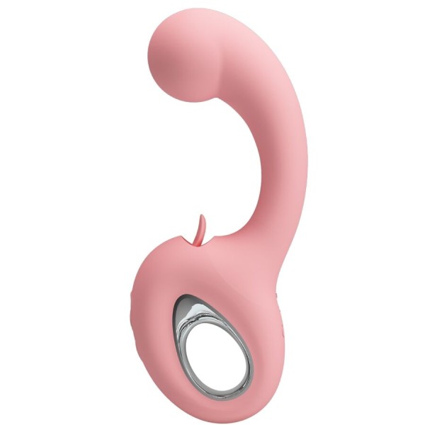 PRETTY LOVE ERYNNYES VIBRADOR PUNTO G ESTIMULADOR CLITORIS 10 VIBRACIONES ROSA
