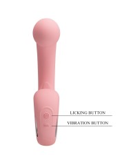 PRETTY LOVE ERYNNYES VIBRADOR PUNTO G ESTIMULADOR CLITORIS 10 VIBRACIONES ROSA
