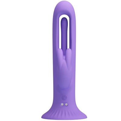 PRETTY LOVE KILLMOULIS VIBRADOR RABBIT 12 MODOS DE VIBRACION MORADO