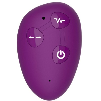 XOCOON STRAPLESS STRAP ON VIBRADOR 2 EN 1 CON CONTROL REMOTO MORADO
