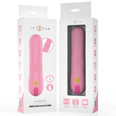 INTENSE BARBARA VIBRADOR CON PERLAS GIRATORIAS