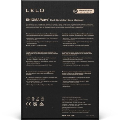 LELO ENIGMA WAVE MASAJEADOR TRIPLE VIBRACION MORADO