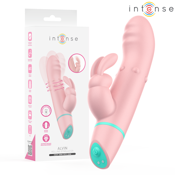 INTENSE ALVIN ESTIMULADOR RABBIT VIBRADOR ROLLING OSCILANTE