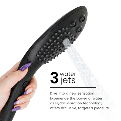 WOMANIZER WAVE CABEZAL DE DUCHA ESTIMULADOR DE CLITORIS NEGRO