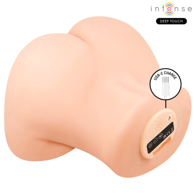 INTENSE DEEP TOUCH GINGER MASTURBADOR VAGINA CON EFECTO SUCCION CALOR VIBRACION Y VOZ CON CONTROL REMOTO 53 KG