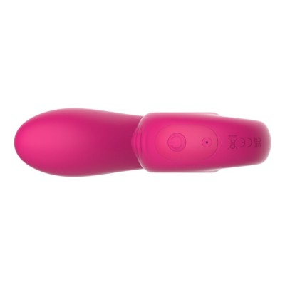 SNAIL VIBE GIZI LITE VIBRADOR DUAL PUNTO G Y CLITORIS ROSA