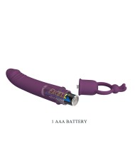 PRETTY LOVE CORA VIBRADOR FORMA PENE CON ANILLO DE SUJECION