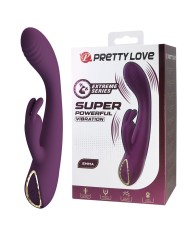PRETTY LOVE EMMA VIBRADOR CON ESTIMULADOR RABBIT MORADO