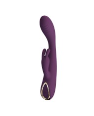PRETTY LOVE EMMA VIBRADOR CON ESTIMULADOR RABBIT MORADO