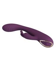 PRETTY LOVE EMMA VIBRADOR CON ESTIMULADOR RABBIT MORADO