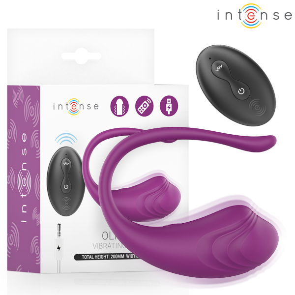INTENSE OLIVIA HUEVO VIBRADOR MORADO CONTROL REMOTO