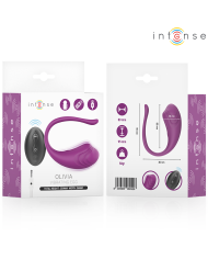 INTENSE OLIVIA HUEVO VIBRADOR MORADO CONTROL REMOTO