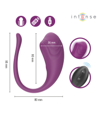 INTENSE OLIVIA HUEVO VIBRADOR MORADO CONTROL REMOTO