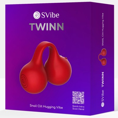 SNAIL VIBE TWINN VIBRADOR DE DEDO CEREZA