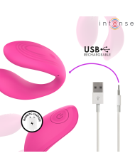 INTENSE NORA ESTIMULADOR DE PINZA CON VIBRACION ROSA