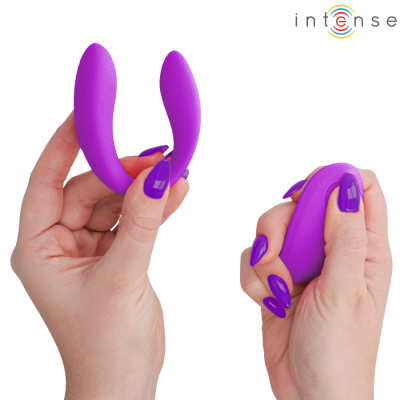 INTENSE NORA ESTIMULADOR DE PINZA CON VIBRACION MORADO