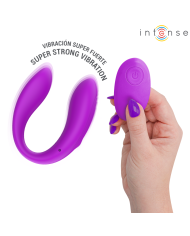 INTENSE NORA ESTIMULADOR DE PINZA CON VIBRACION MORADO