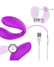 INTENSE NORA ESTIMULADOR DE PINZA CON VIBRACION MORADO