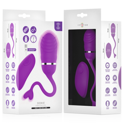 INTENSE SOOKIE HUEVO VIBRADOR CON CONTROL REMOTO MORADO