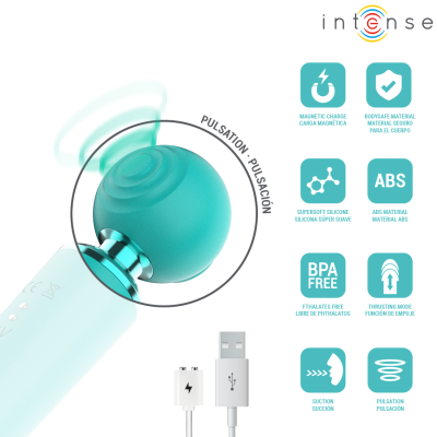INTENSE HAMBY ESTIMULADOR MULTIFUNCION CON SUCCION Y VIBRACION