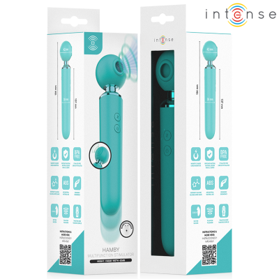INTENSE HAMBY ESTIMULADOR MULTIFUNCION CON SUCCION Y VIBRACION