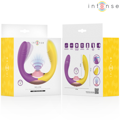 INTENSE WILLOW ESTIMULADOR 3 EN 1 DE SUCCION Y VIBRACION