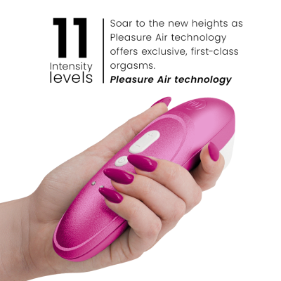 WOMANIZER PRO VIBRANT ESTIMULADOR DE CLITORIS ROSA