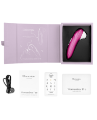 WOMANIZER PRO VIBRANT ESTIMULADOR DE CLITORIS ROSA