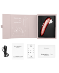 WOMANIZER PRO VIBRANT ESTIMULADOR DE CLITORIS BURDEOS