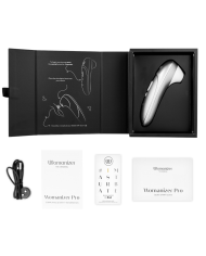 WOMANIZER PRO VIBRANT ESTIMULADOR DE CLITORIS GRIS PLATA