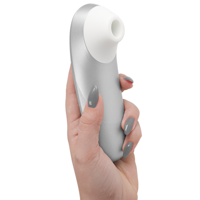 WOMANIZER PRO VIBRANT ESTIMULADOR DE CLITORIS GRIS PLATA