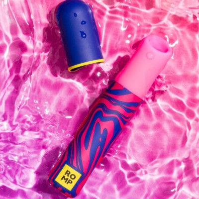 ROMP LIPSTICK ESTIMULADOR DE CLITORIS PINTALABIOS 7 NIVELES