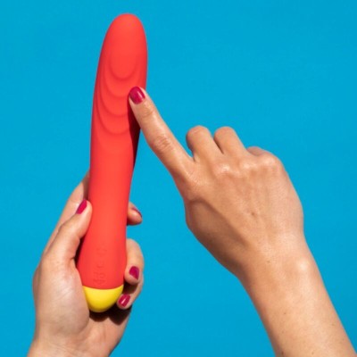 ROMP HYPE VIBRADOR PUNTO G MULTIFUNCION ROJO