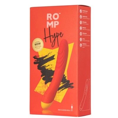 ROMP HYPE VIBRADOR PUNTO G MULTIFUNCION ROJO