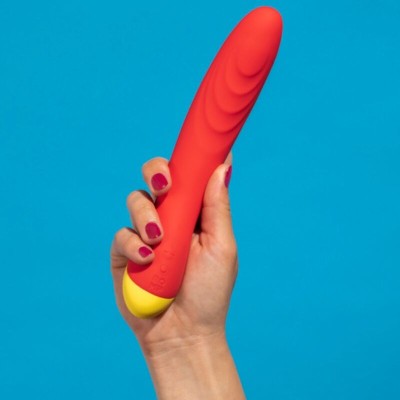 ROMP HYPE VIBRADOR PUNTO G MULTIFUNCION ROJO
