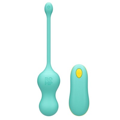 ROMP CELLO HUEVO VIBRADOR MULTIFUNCION TURQUESA CONTROL REMOTO