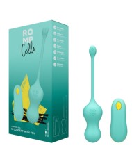 ROMP CELLO HUEVO VIBRADOR MULTIFUNCION TURQUESA CONTROL REMOTO