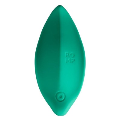 ROMP WAVE VIBRADOR ESTIMULADOR DE CLITORIS FORMA ERGONOMICA VERDE AGUA
