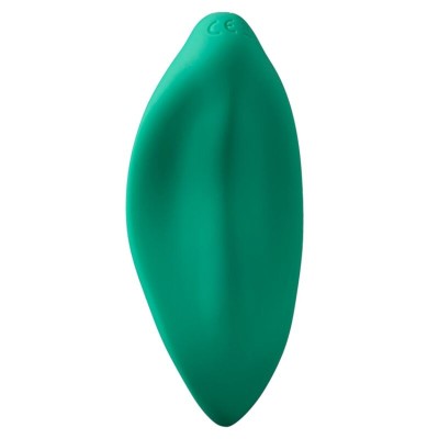 ROMP WAVE VIBRADOR ESTIMULADOR DE CLITORIS FORMA ERGONOMICA VERDE AGUA