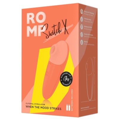 ROMP SWITCH X ESTIMULADOR DE CLITORIS 6 NIVELES NARANJA
