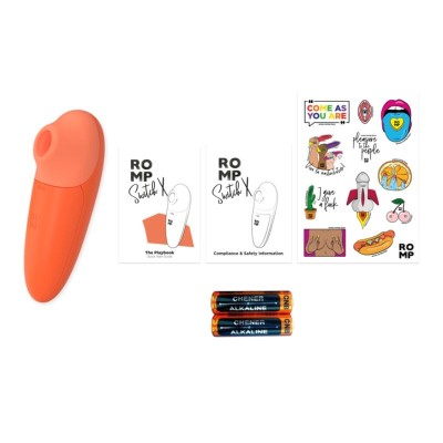 ROMP SWITCH X ESTIMULADOR DE CLITORIS 6 NIVELES NARANJA