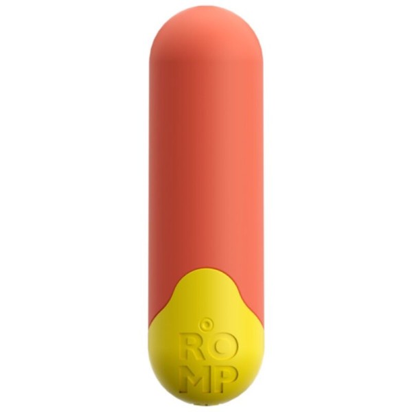 ROMP RIOT BALA VIBRADORA MULTIFUNCION NARANJA AMARILLA