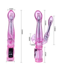 BAILE VIBRADOR FLEXIBLE CON ESTIMULADOR ANAL