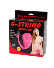 BAILE TANGA CON VIBRADOR CON CONTROL REMOTO LILA