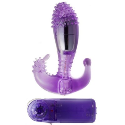 BAILE ESTIMULADOR LILA VAGINAL Y ANAL CON VIBRACION