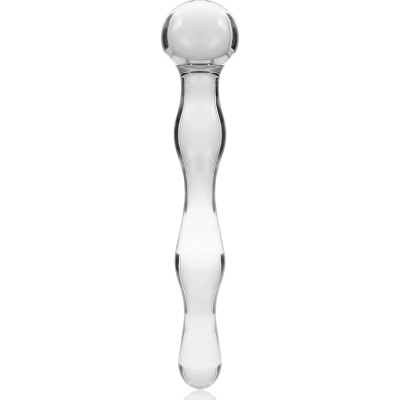 NEBULA SERIES BY IBIZA MODELO 13 DILDO CRISTAL TRANSPARENTE 18 CM O 35 CM