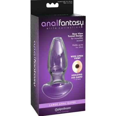 ANAL FANTASY ELITE COLLECTION PLUG ANAL DE CRISTAL ERGONOMICO IMPERMEABLE