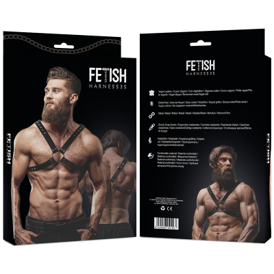 FETISH SUBMISSIVE ATTITUDE ARNES ECOPIEL PECHO CRUZADO HOMBRE