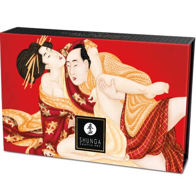 SHUNGA KIT POLVOS DE MASAJE COMESTIBLE FRESA